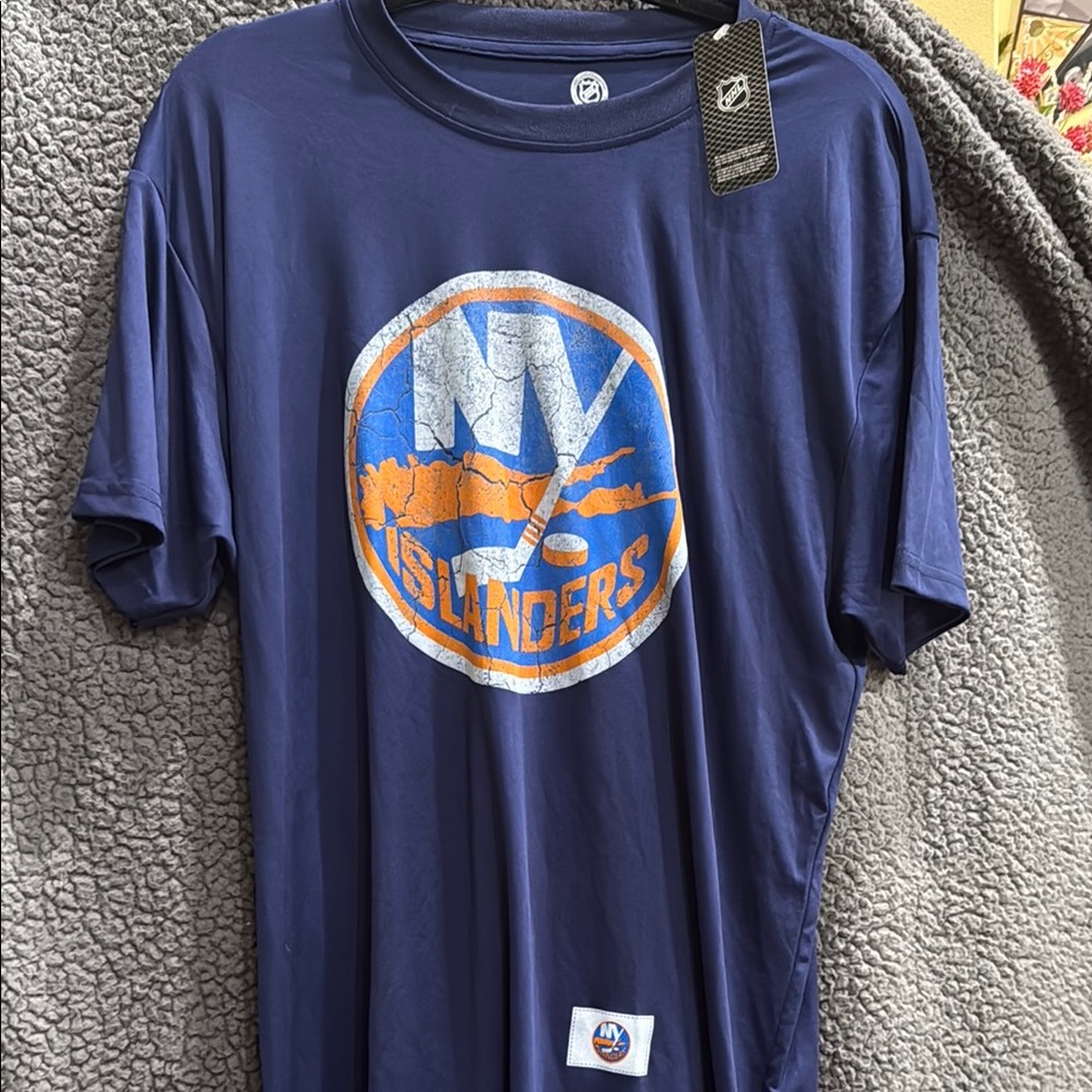 NHL Blue and Orange Short Sleeve Tees